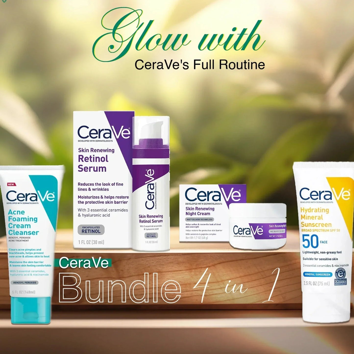 CERAVE 4 IN 1 FACIAL KIT