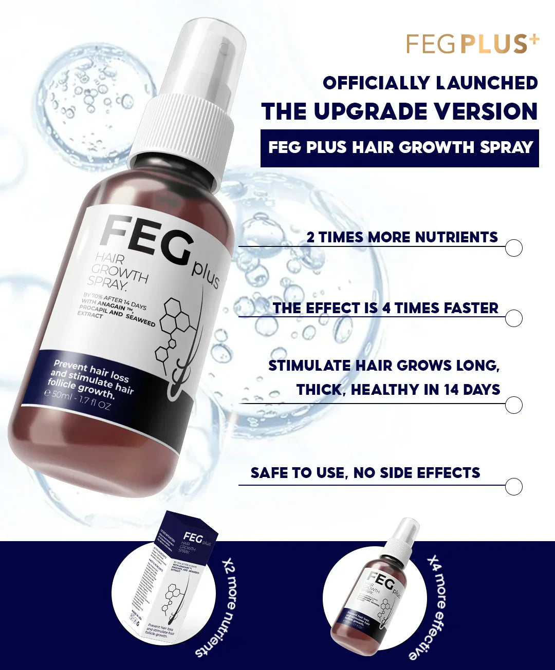 FEG PLUS HAIR SPRAY