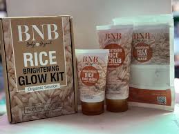 BNB RICE BRIGHT N GLOW KIT