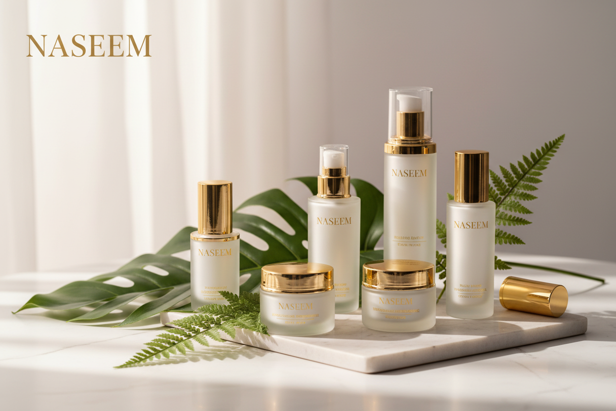 NASEEM Skincare Line Banner